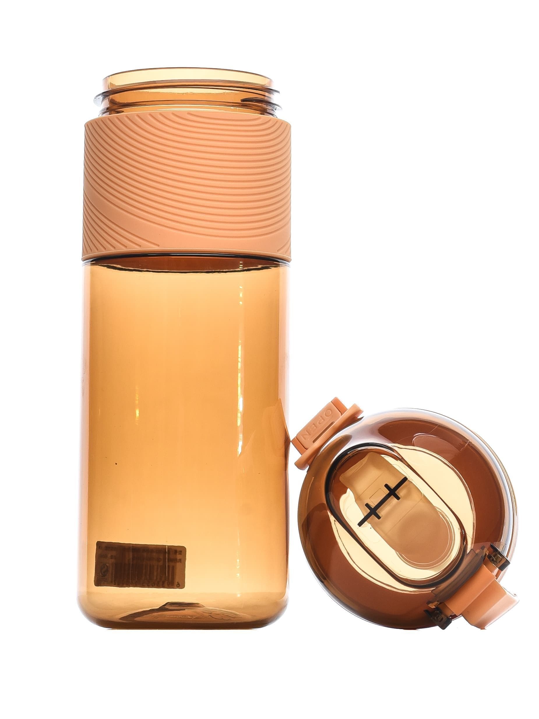 Спортивная бутылка для воды Diller DB-002 650 ml (с трубочкой) (Оранжевый)
