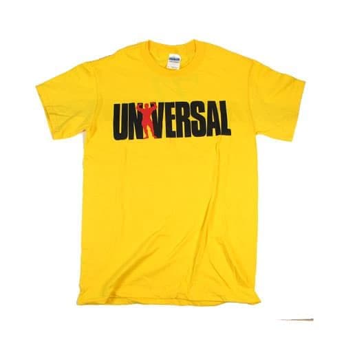 Universal Футболка Universal logo желтая