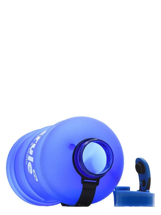 FitRule Бутыль прорезиненная крышка щелчок 2,2L (Синяя)