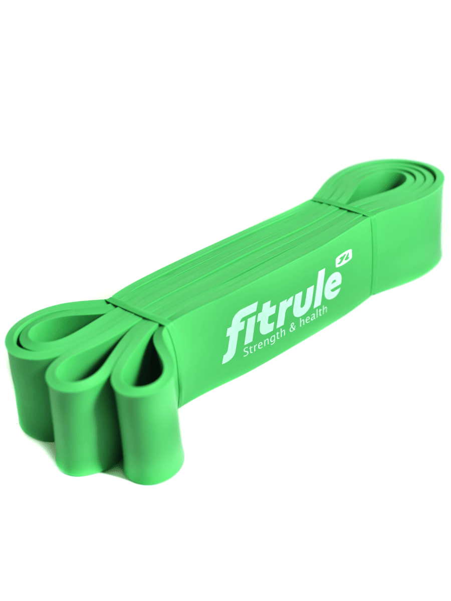 FitRule Фитнес-резинка (эспандер) 1000см х 4,5см Зеленая 40кг