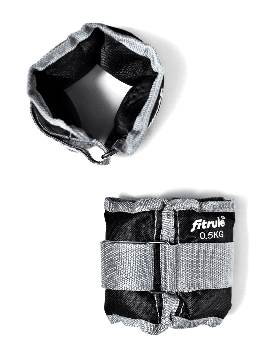 FitRule Утяжелитель для ног и рук 0.5 kg (цвет серый, 2 шт.)